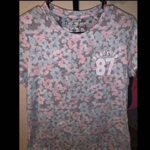 Aeropostale Flower Pattern Shirt